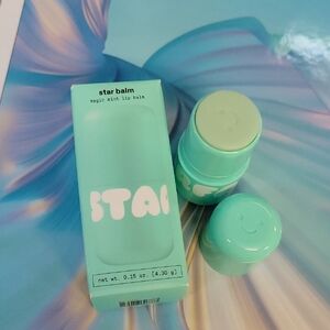 Starface Magic Mint Lip Balm Smiley Cap Star Balm 4.3g New in Box